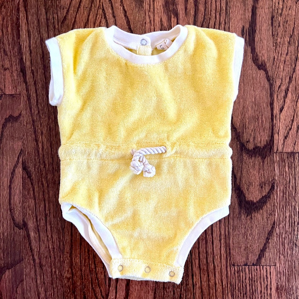 Loocsy Lemon Fizz Rope Tie Romper 🍋🍋